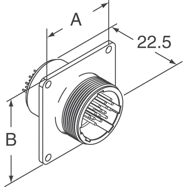 SRCN2A13-3S JAE Electronics  Conjuntos de conectores circulares